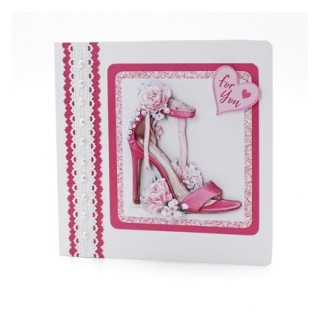 (11-DCD752)Katy Sue Designs  3D pre-decoupe - Stilettos in Bloom