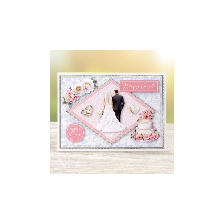 (12-DCE022WD)Katy Sue Designs Embellissements de mariage - Forever & Always