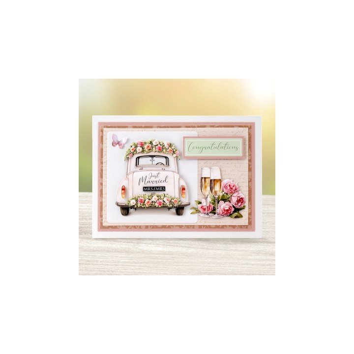 (12-DCE022WD)Katy Sue Designs Embellissements de mariage - Forever & Always
