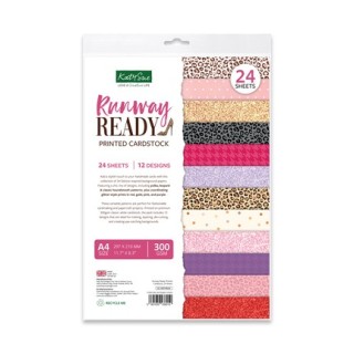 (03-10074RUN)Katy Sue Designs Cardstock imprime - Runway Ready