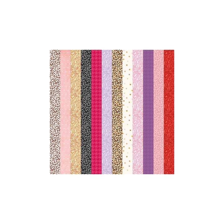 (03-10074RUN)Katy Sue Designs Cardstock imprime - Runway Ready