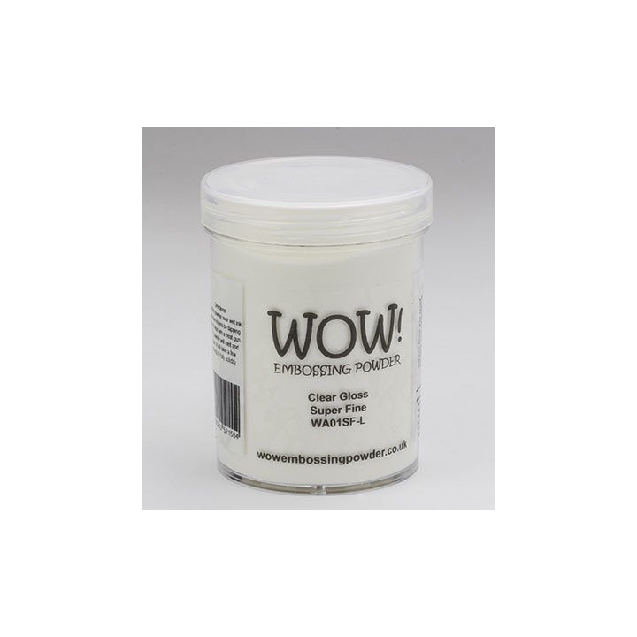 (WA01SFL)WOW Embossing Powder Clear Gloss super fine 160ml