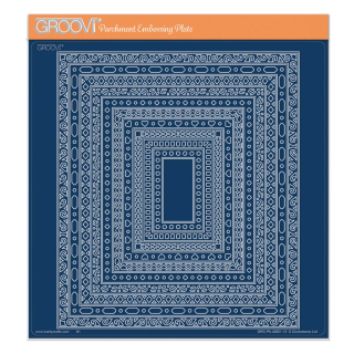 (GRO-PA-42651-15)Groovi Plate A4 Nested Rectangles Doodle Frame-Its Frames