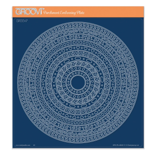 (GRO-PA-42649-15)Groovi Plate A4 Nested Circles Doodle Frame-Its Frames