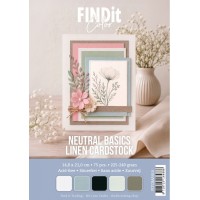 (FITCBA5010)Find It Color - Linen Cardstock Pack A5 - Neutral Basics Pack