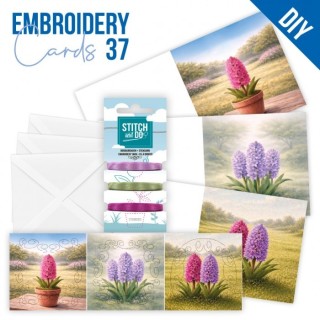 (STDOPP037)Stitch and Do Cards 37 - Spring Hyacinth