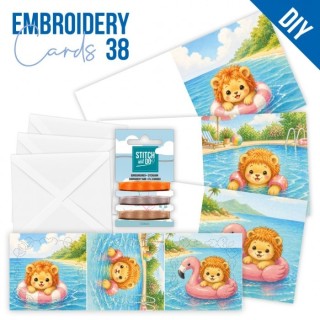 (STDOPP038)Stitch and Do Cards 38 - Sweet Summer Lion