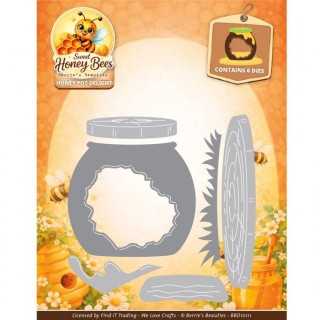 (BBD10111)Dies - Berries Beauties - Sweet Honey Bees - Honey Pot Delight