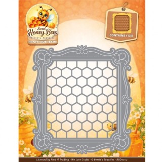 (BBD10112)Dies - Berries Beauties - Sweet Honey Bees - Honeycomb Frame