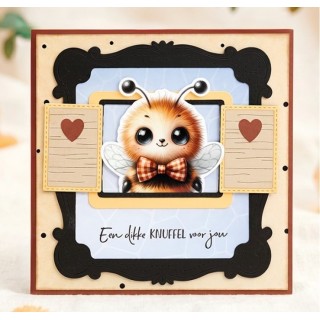 (BBD10113)Dies - Berries Beauties - Sweet Honey Bees - Bee Happy Windows