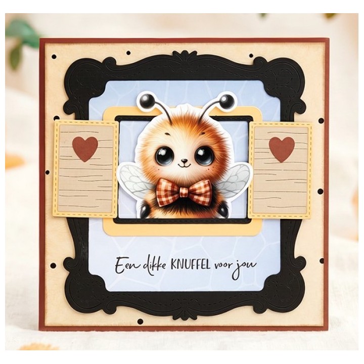(BBD10113)Dies - Berries Beauties - Sweet Honey Bees - Bee Happy Windows