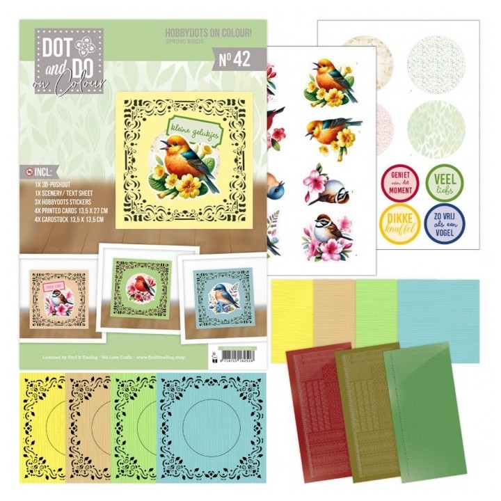 (DODOOC10042)Hobbydots on Colour 42 - Spring Animals