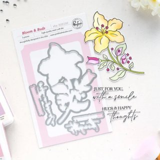 (325226)Pinkfresh Studio Sunlit Manor Die Bloom & Buds by Inna Moreva