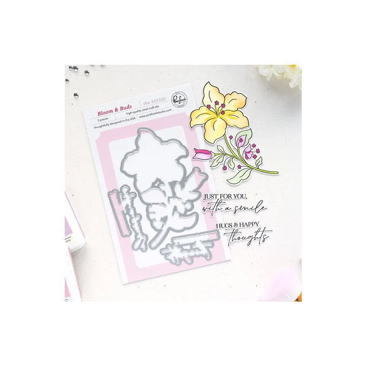 (325226)Pinkfresh Studio Sunlit Manor Die Bloom & Buds by Inna Moreva