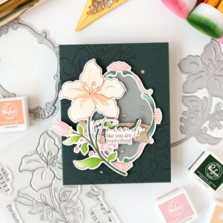 (323926)Pinkfresh Studio Sunlit Manor Die Blossom Medallion by Inna Moreva