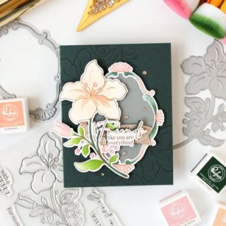(323926)Pinkfresh Studio Sunlit Manor Die Blossom Medallion by Inna Moreva