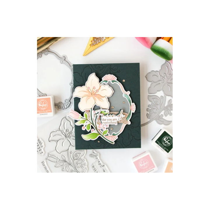 (323926)Pinkfresh Studio Sunlit Manor Die Blossom Medallion by Inna Moreva