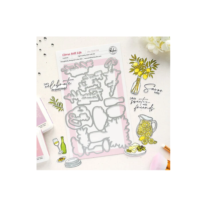 (324726)Pinkfresh Studio Sunlit Manor Die Citrus Still Life by Inna Moreva