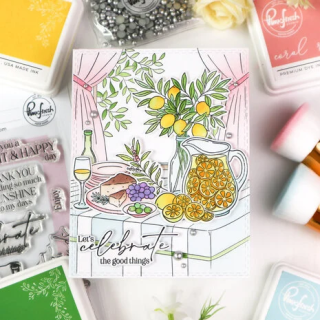(324726)Pinkfresh Studio Sunlit Manor Die Citrus Still Life by Inna Moreva