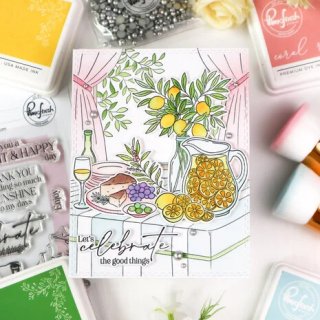 (324726)Pinkfresh Studio Sunlit Manor Die Citrus Still Life by Inna Moreva