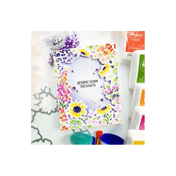 (324326)Pinkfresh Studio Sunlit Manor Die Sunlit Garden by Inna Moreva