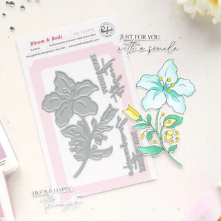 (325426)Pinkfresh Studio Sunlit Manor Press Plate Bloom & Buds by Inna Moreva