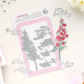 (325826)Pinkfresh Studio Sunlit Manor Press Plate Cardinal Kiss by Manushree Mishra