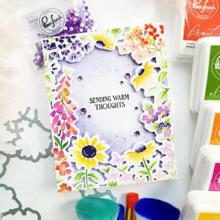 (324526)Pinkfresh Studio Sunlit Manor Press Plate Sunlit Garden by Inna Moreva