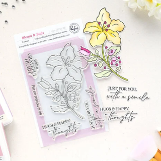 (325126)Pinkfresh Studio Sunlit Manor Stamp Bloom & Buds by Inna Moreva