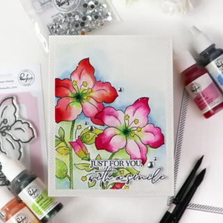 (325126)Pinkfresh Studio Sunlit Manor Stamp Bloom & Buds by Inna Moreva