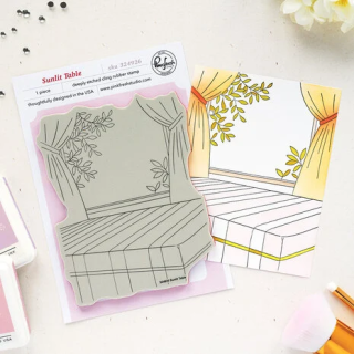 (324926)Pinkfresh Studio Sunlit Manor Cling Stamp Sunlit Table by Inna Moreva