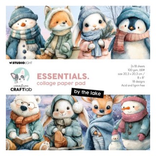(CCL-ES-CPP496)Studio Light Collage paper pad By the Lake Essentials n° 496