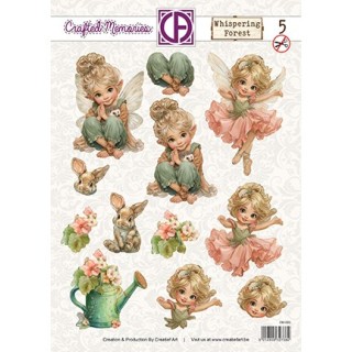 (CM-005)3D Creative CutOuts 3D Doordrukvel - Whispering Forest 05