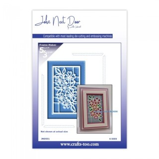 (JND551)John Next Door Cutting Die Stitched Lines Frame Maker