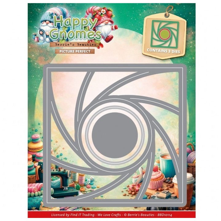 (BBD10114)Dies - Berries Beauties - Happy Gnomes - Picture Perfect