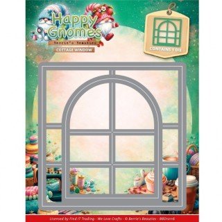 (BBD10116)Dies - Berries Beauties - Happy Gnomes - Cottage Window