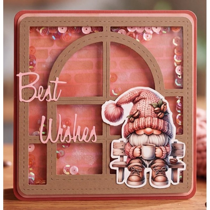 (BBD10116)Dies - Berries Beauties - Happy Gnomes - Cottage Window