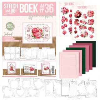 (STDOBB036)Stitch & Do boek A6 - Roses