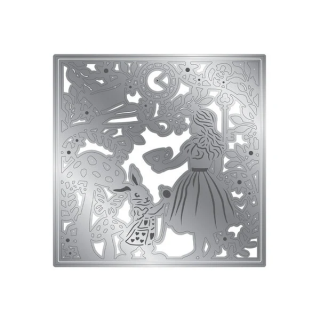 (CC-TOW-MD-CAC-INWON)Crafter's Companion Tales of Wonderland Create-a-Card Die Set In Wonderland