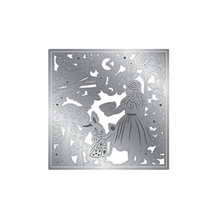 (CC-TOW-MD-CAC-INWON)Crafter's Companion Tales of Wonderland Create-a-Card Die Set In Wonderland