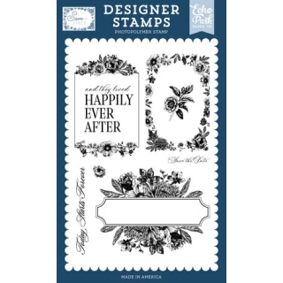 (STD498046)Echo Park Save The Date Designer Stamps Today Starts Forever