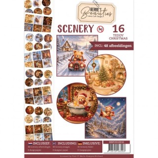 (BBPOS10016)Push-Out Book Scenery 16 - Teddy