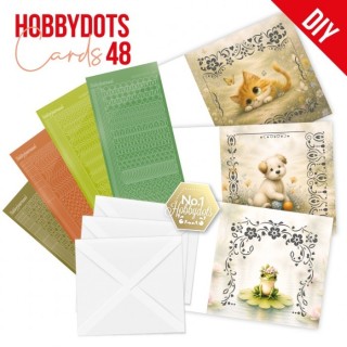 (DODOPP048)Hobbydots Cards 48 - Summer Friends