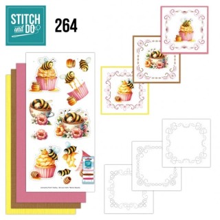 (STDO264)Stitch and Do 264 - Sweet Honey Bees