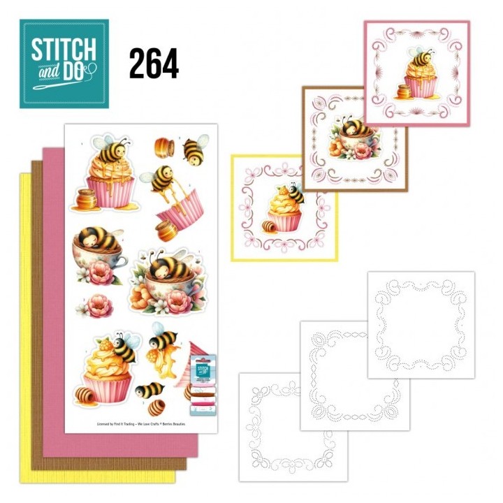 (STDO264)Stitch and Do 264 - Sweet Honey Bees