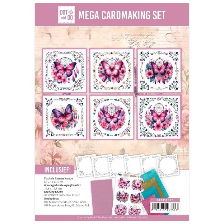 (DODOSP007)Dot and Do Special set 7 - Butterfly Fantasy - MEGA PAKKET