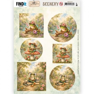 (BBSC10133)Scenery Push out - Berries Beauties - Joyful Hoppers