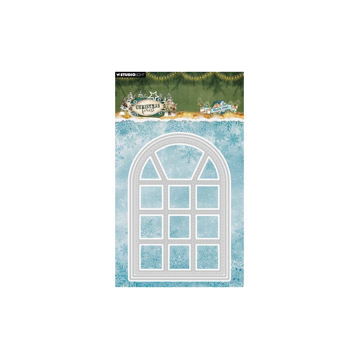 (SL-CF-CD1112)StudioLight Dies – Window Shape Christmas Forest n° 1112