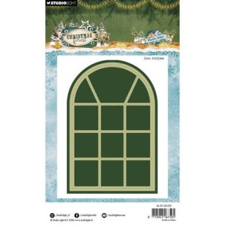 (SL-CF-CD1112)StudioLight Dies – Window Shape Christmas Forest n° 1112
