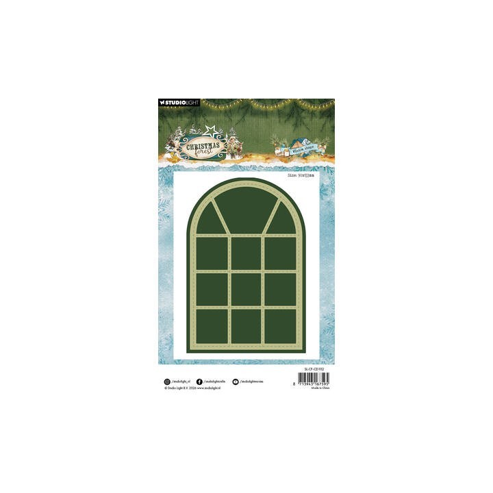 (SL-CF-CD1112)StudioLight Dies – Window Shape Christmas Forest n° 1112